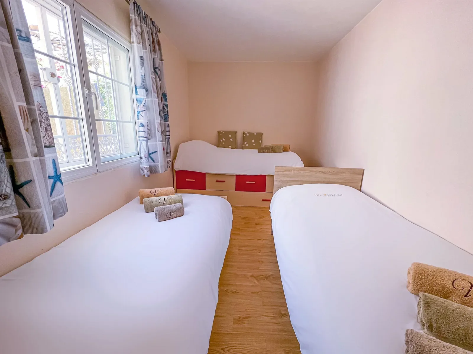 Baby Bedroom with three single beds